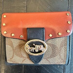 Coach Georgie Wallet Rivet